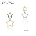 2019 Bohua Jewelry New Style Wholesale 2 Colours Stars Earrings fashion earrings